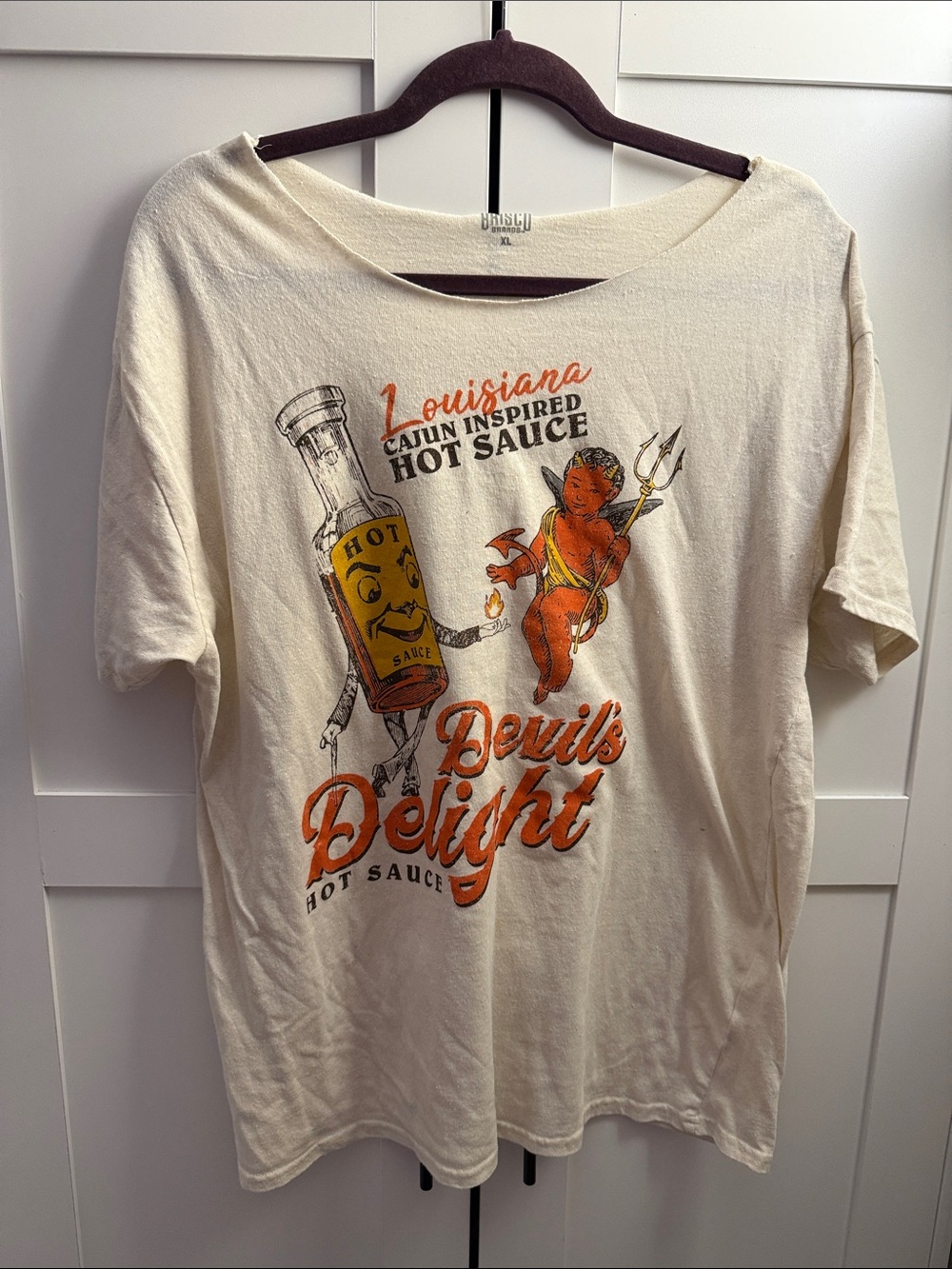 Devil's Delight Cream Short-Sleeve Graphic Tee